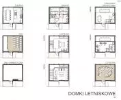 Rzut domków letniskowych
