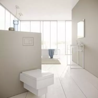 A flush button is a toilet fixture that is used to flush water from the bowl after using the toilet
