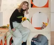 curator of the exhibition Anna Sliwa and Jakub Szczęsny