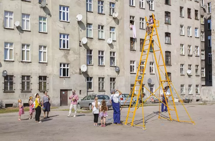 Jacob's Ladder installation, Wroclaw