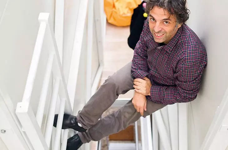 Etgar Keret at the Keret House, Warsaw, Poland.
