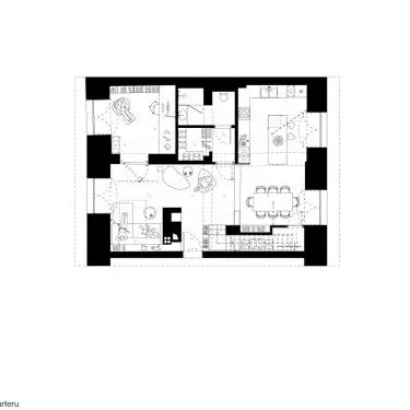 Functional layout of the first floor