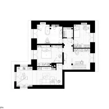 Functional layout of the first floor