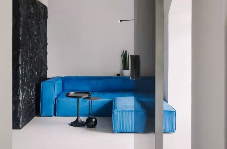 Sofa with compact shape is one of the convex elements
