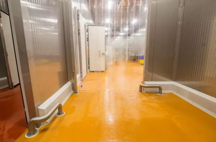 posadzki Flowfresh w przetwórni ryb Seamor w Szczecinie