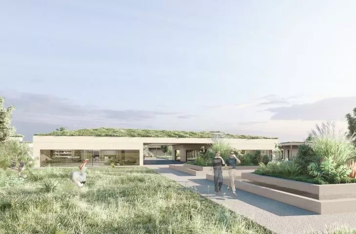 The authors also designed green roofs