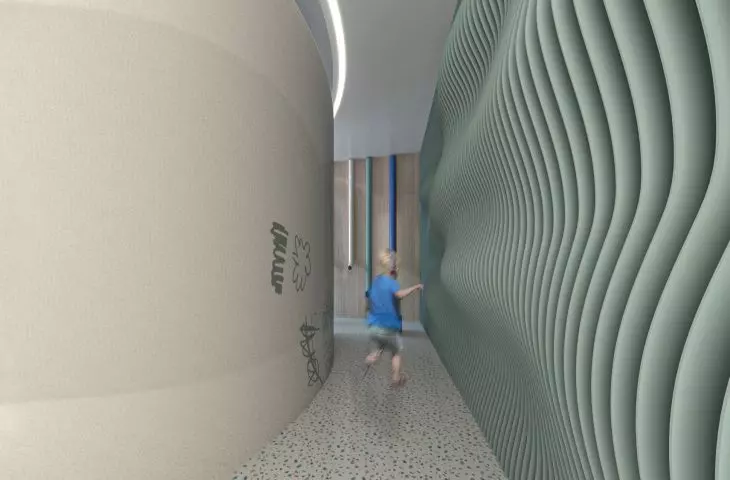 Therapy room - touch zone