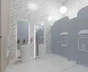 Interior of the children's toilet
