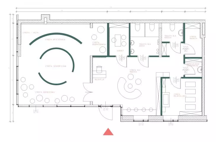 Functional plan, dimensioning