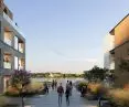 kompleks Malta View nad jez. Maltańskim w Poznaniu, wizualizacja, proj. CDF Architekci