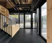 The interiors will be filled with a permanent exhibition and two teaching rooms, which were created for workshops and classes for visitors