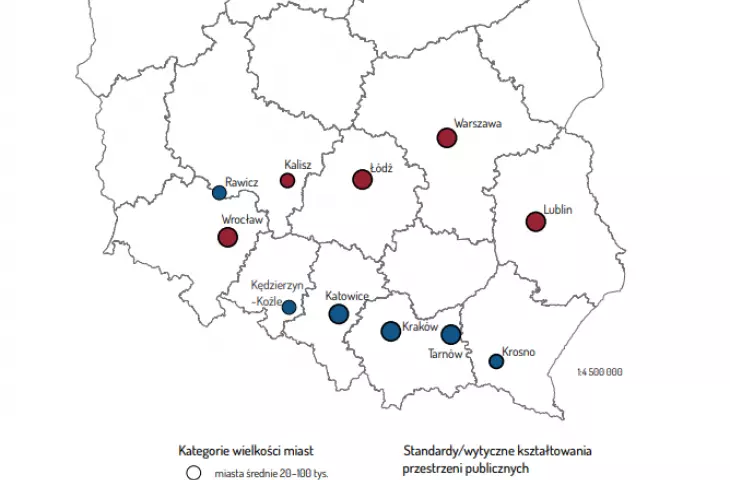 miasta w których przeprowadzono wizje terenowe z uwzględnieniem wprowadzenia standardów 