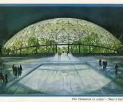 „The Climatron in winter–Shaw’s Garden — Saint Louis”, artysta nieznany, ok. 1960 roku