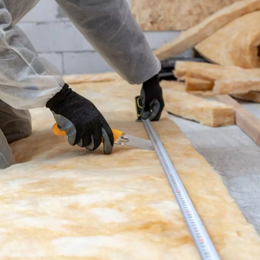 Mineral wool guarantees proper thermal conditions, protects against noise and increases fire protection