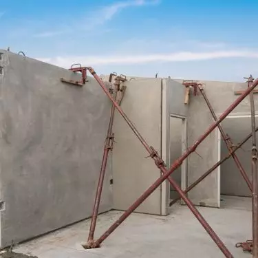 The use of precast concrete elements is extremely extensive