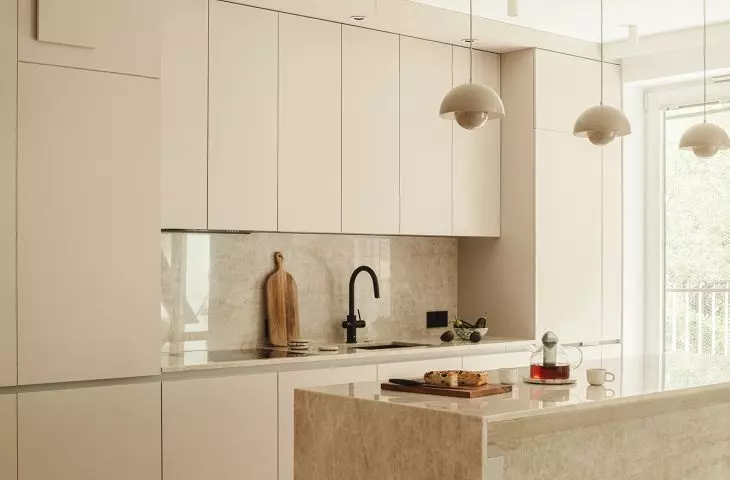 Loudspeakers have been installed in the island