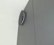 The valves blend in perfectly with the furniture fittings