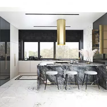 Kitchen designed by Agnieszka Konieczna