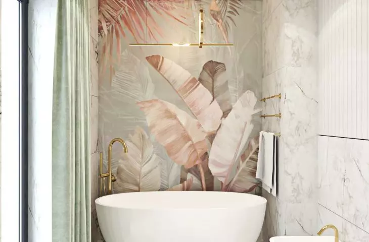 Bathroom designed by Agnieszka Konieczna