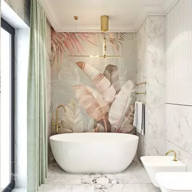 Bathroom designed by Agnieszka Konieczna