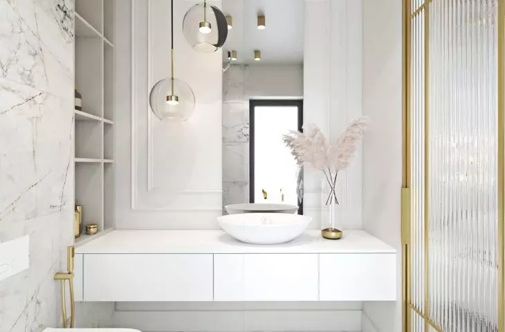 Bathroom designed by Agnieszka Konieczna