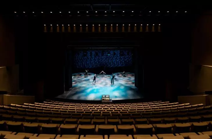 The rebuilt Stage of the Wybrzeze Theatre
