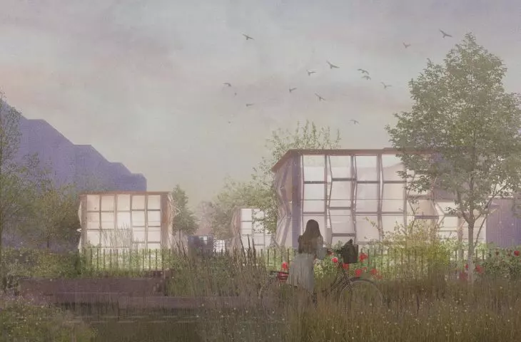 Projected microdomes may be built in Polish block housing areas