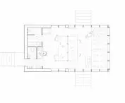 Gathering House, first floor plan