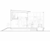 Gathering House, cross-section