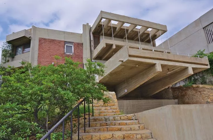 Yasmeen Lari's own home in Karachi betrays strong inspirations from Western modernism and brutalism