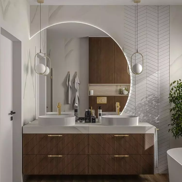 Fronts can be made of wood, wood veneers, laminate, glass, MDF, plastic, metal, fabric, rattan and plaid, among others