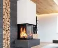 Three-sided fireplace UKA 37/55/37/57 - Pappenheim - Germany