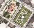 Widok z góry na plac Piastowski w Bydgoszczy