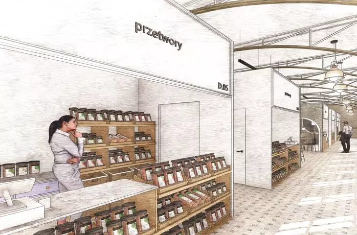 Stand with preserves