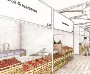Fruit and vegetable stand