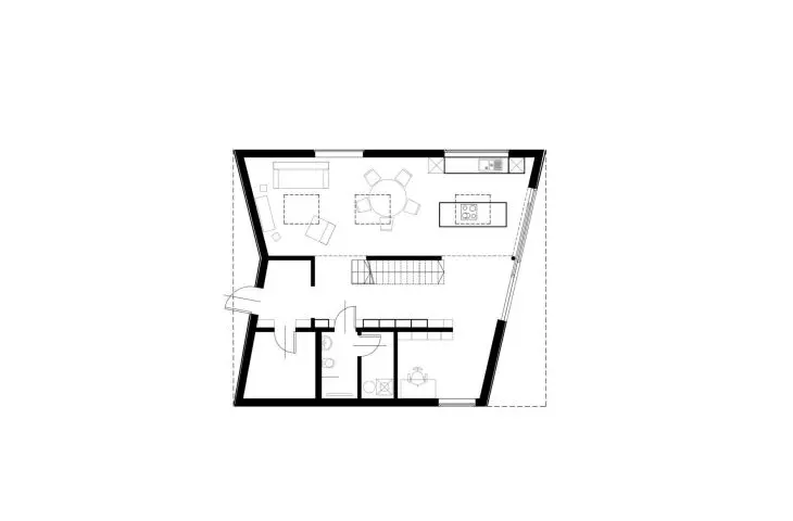 Otwarci na przestrzeń – dom autorstwa projekt_DwA pracownia architektoniczna