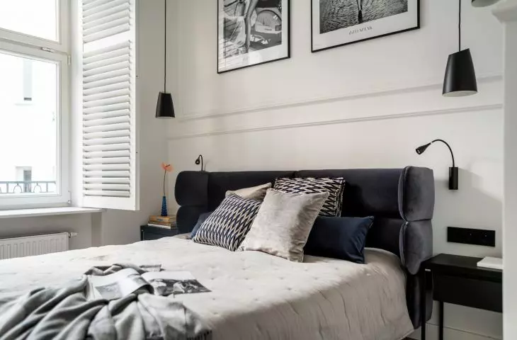 Thanks to changes in the functional layout, it was possible to set up an additional bedroom