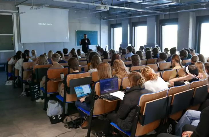 Lecture by Maciej Franta at WA PP