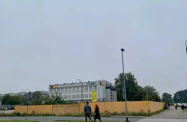 Teren budowy inwestycji Big Boy