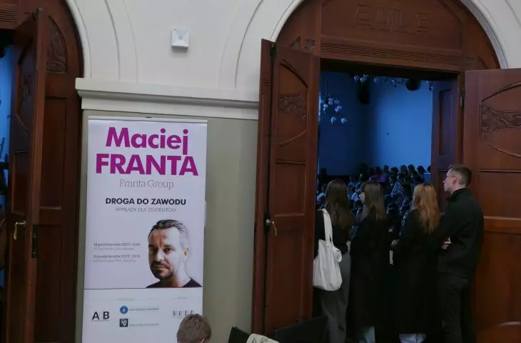Lecture by Maciej Franta at PWr