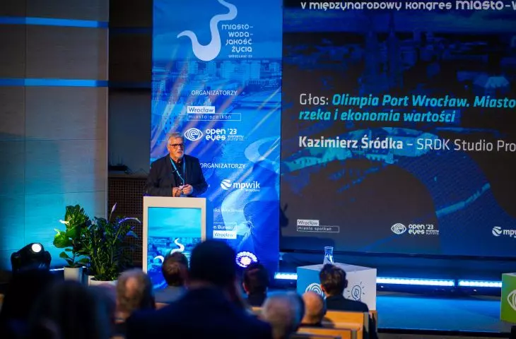 prezentacja Kazmierza Śródki z SRDK Studio Projekt na temat Olimpia Port Wrocław