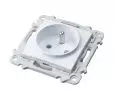 Single socket cover mounted with 