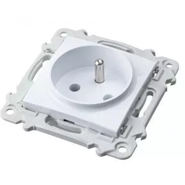 Single socket cover mounted with 