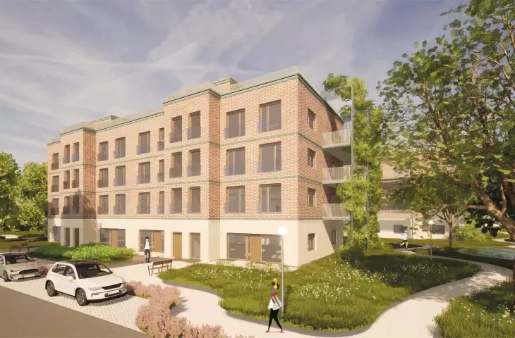 An example of a residential building