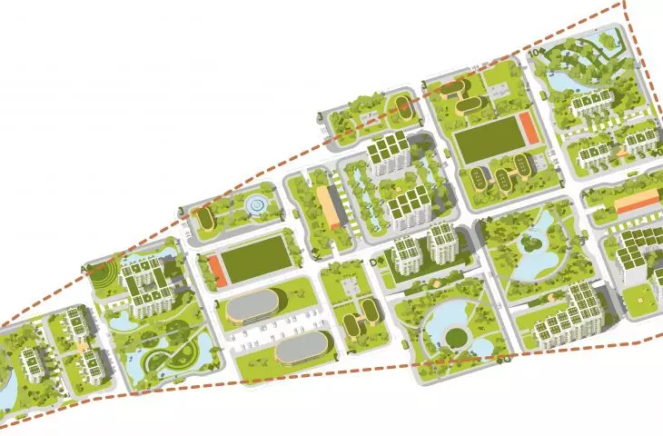 Game-based settlement concept, environmental example