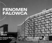 Poster promoting the exhibition The Phenomenon of the Wave Building at the Gdansk City Gallery