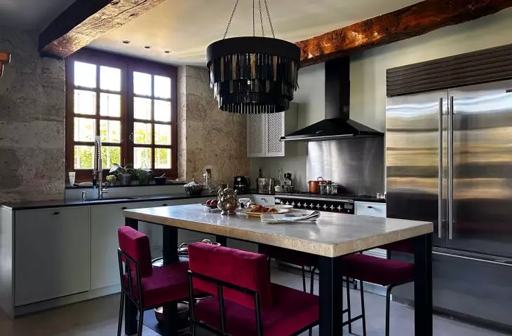 The architect's home is located in the south of France