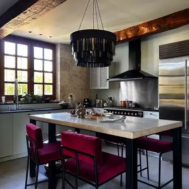 The architect's home is located in the south of France