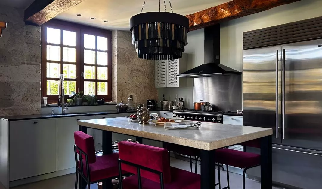 The architect's home is located in the south of France