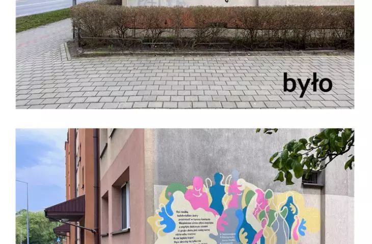 celem projektu było usunięcie bazgrołó na rzecz poezji i grafiki